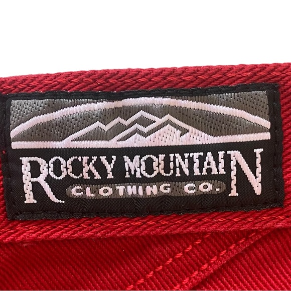 Vintage Rocky Mountain Clothing Co Red Jeans size 32 - Picture 7 of 15